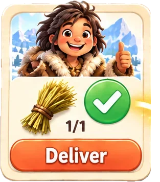 Order card: deliver one item to a villager